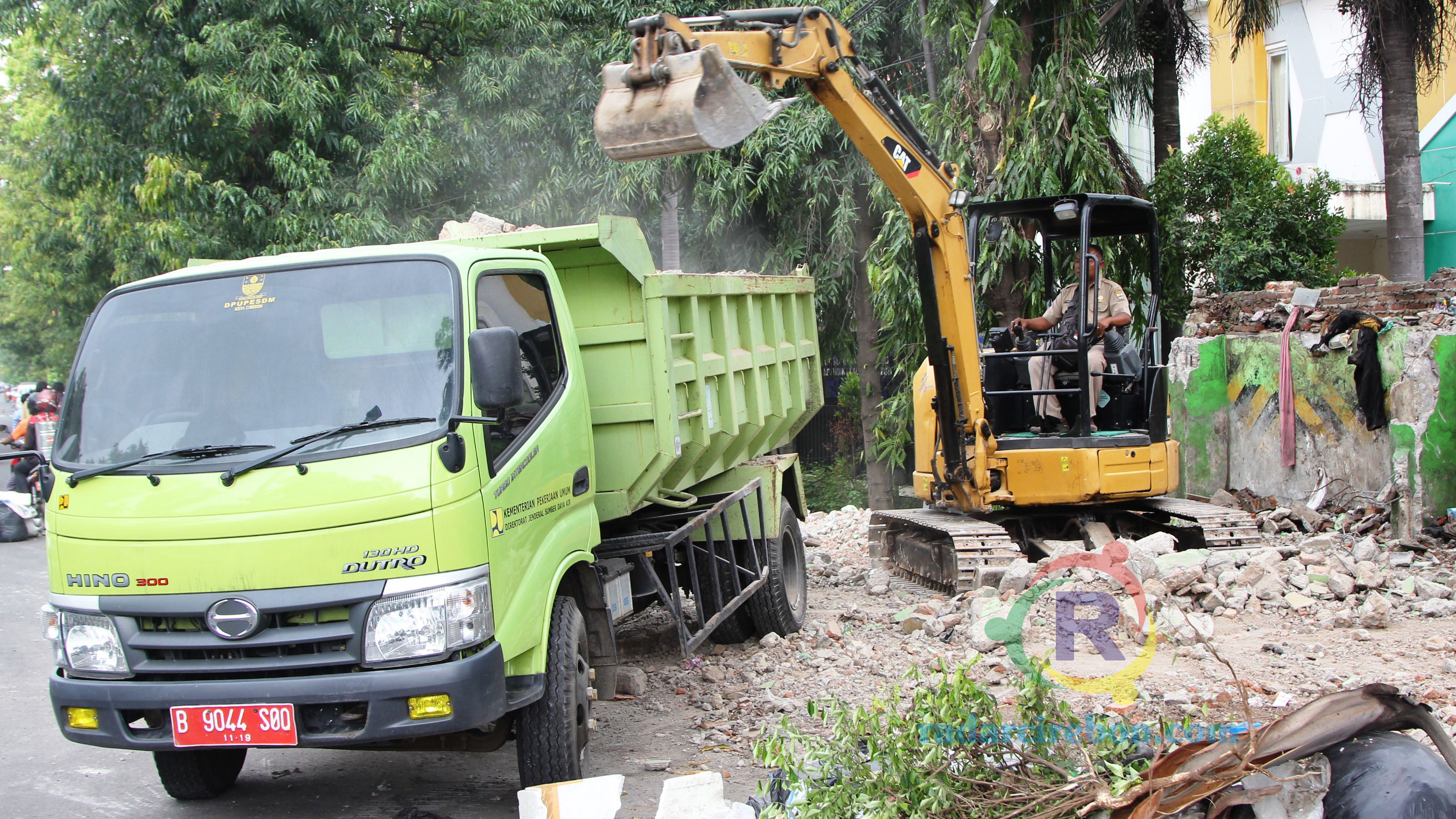 Eks Tempat Pembuangan Sampah di  Jl Wahidin Bakal Jadi Taman