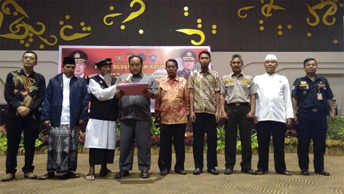 Polres Ciko Bersama Forum Silaturahmi Kamtibmas Deklarasi Pemilu Damai