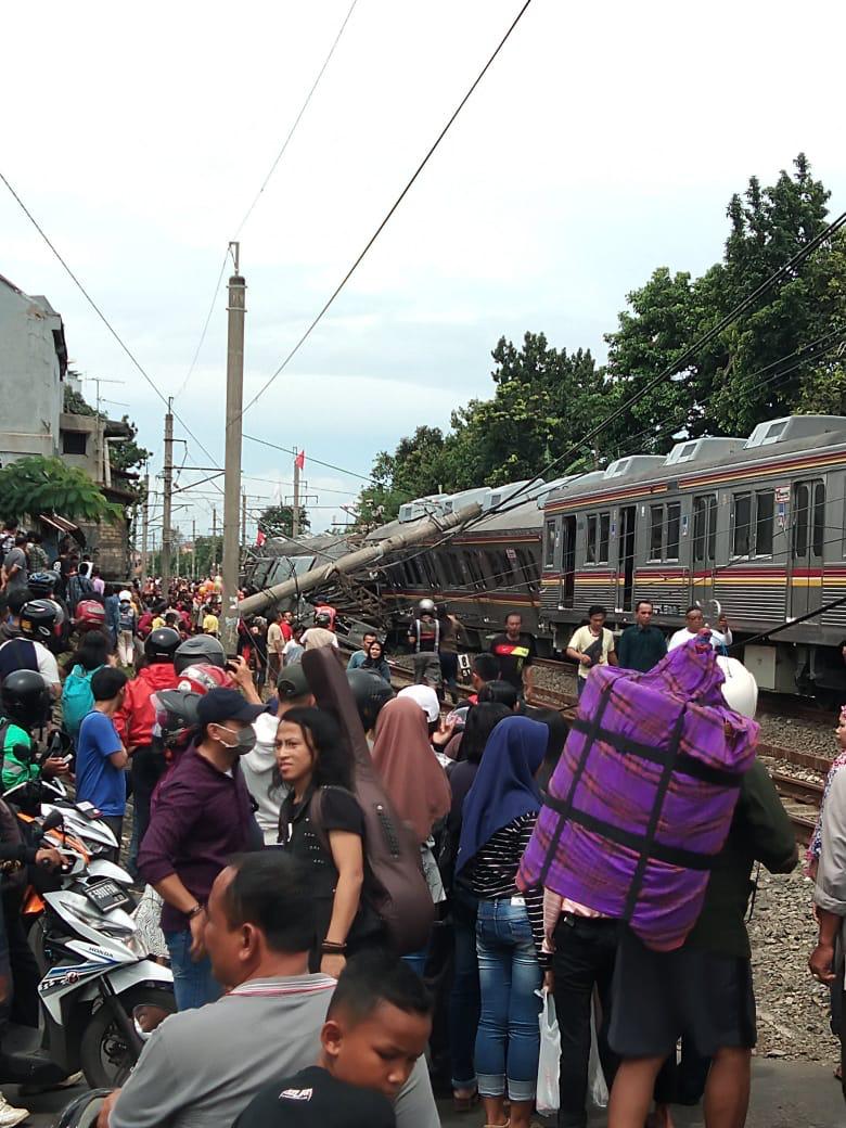 3 Korban Kecelakaan KRL 1722 Jurusan Jatinegara-Bogor Dirawat di RS PMI Bogor