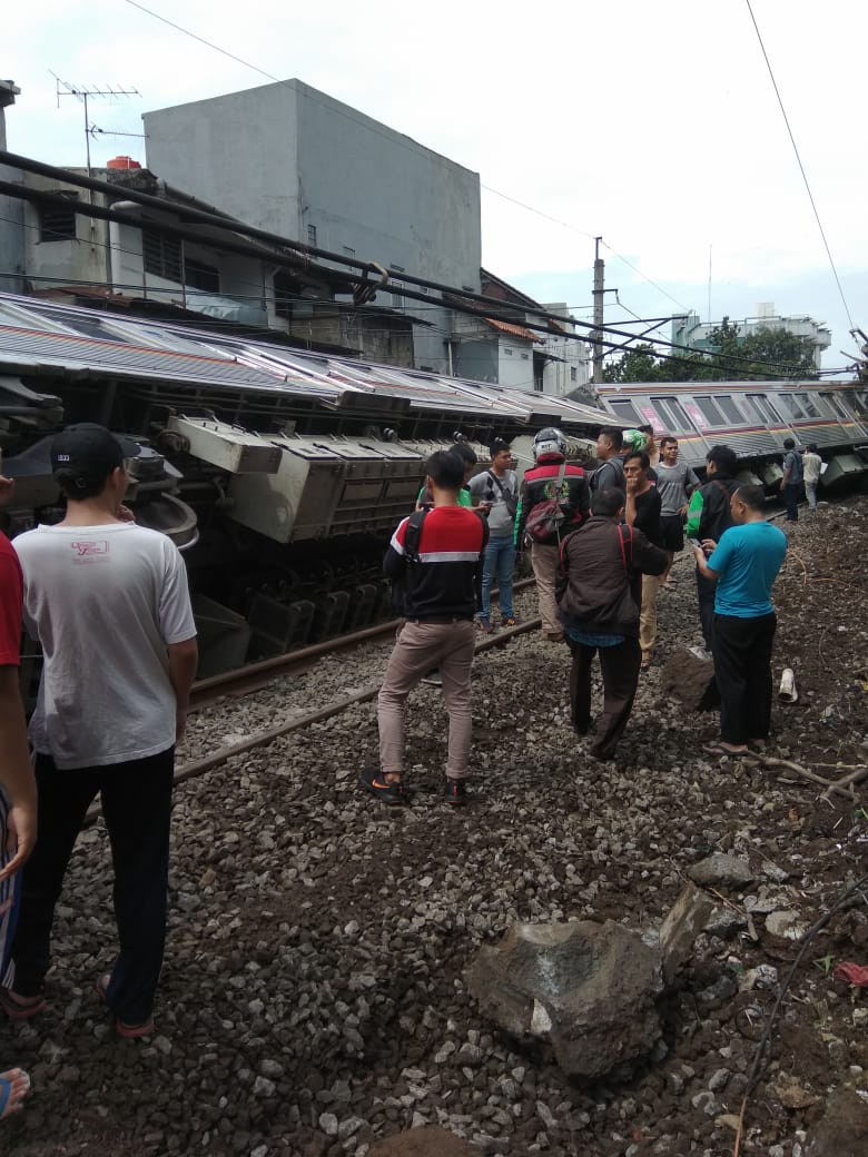 Tergulingnya 2 Gerbong KRL Jakarta-Bogor, PT KCI: Penyebab Belum Dapat Dipastikan
