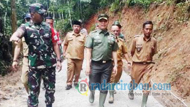 Tim Wasev Mabes AD Tinjau Lokasi TMMD 104 di Kuningan