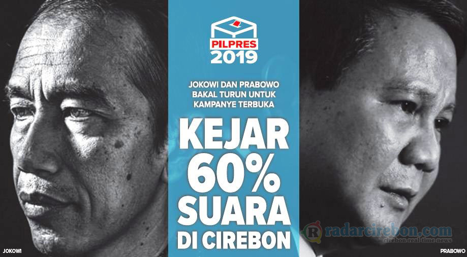 Kejar 60 % Suara di Cirebon, Jokowi dan Prabowo Dijadwalkan Turun untuk Gelar Kampanye Terbuka