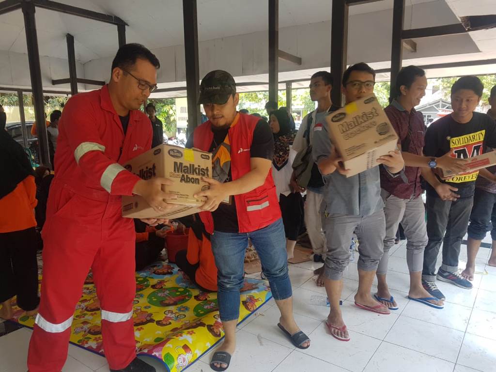 Pertamina Suplai Elpiji dan Logistik Korban Banjir