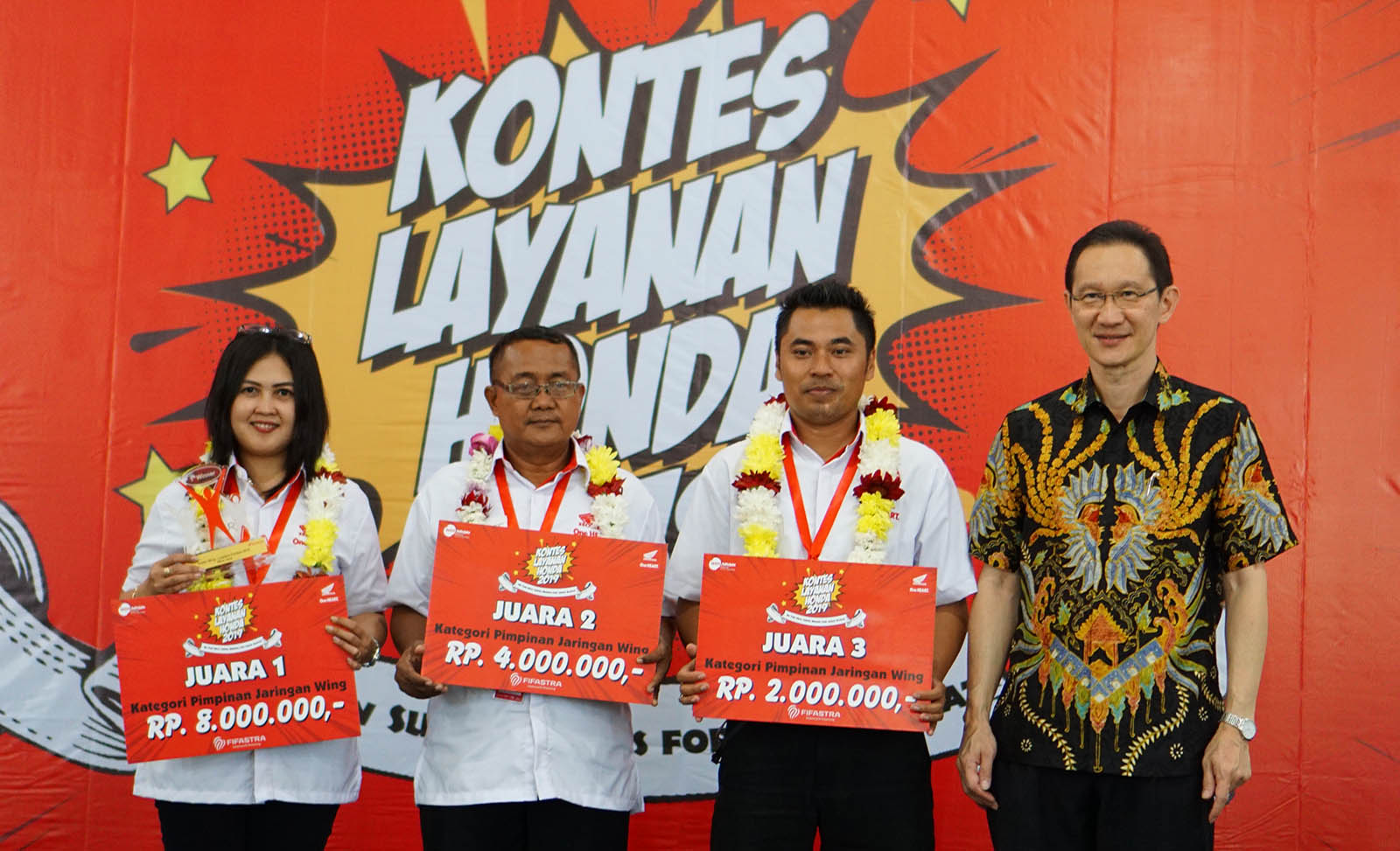 Komitmen Terhadap Kepuasan Konsumen, DAM Gelar Kontes Layanan Honda 2019