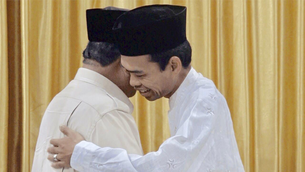 Ustaz Abdul Somad Kepada Prabowo: Umat Berharap Besar pada Bapak