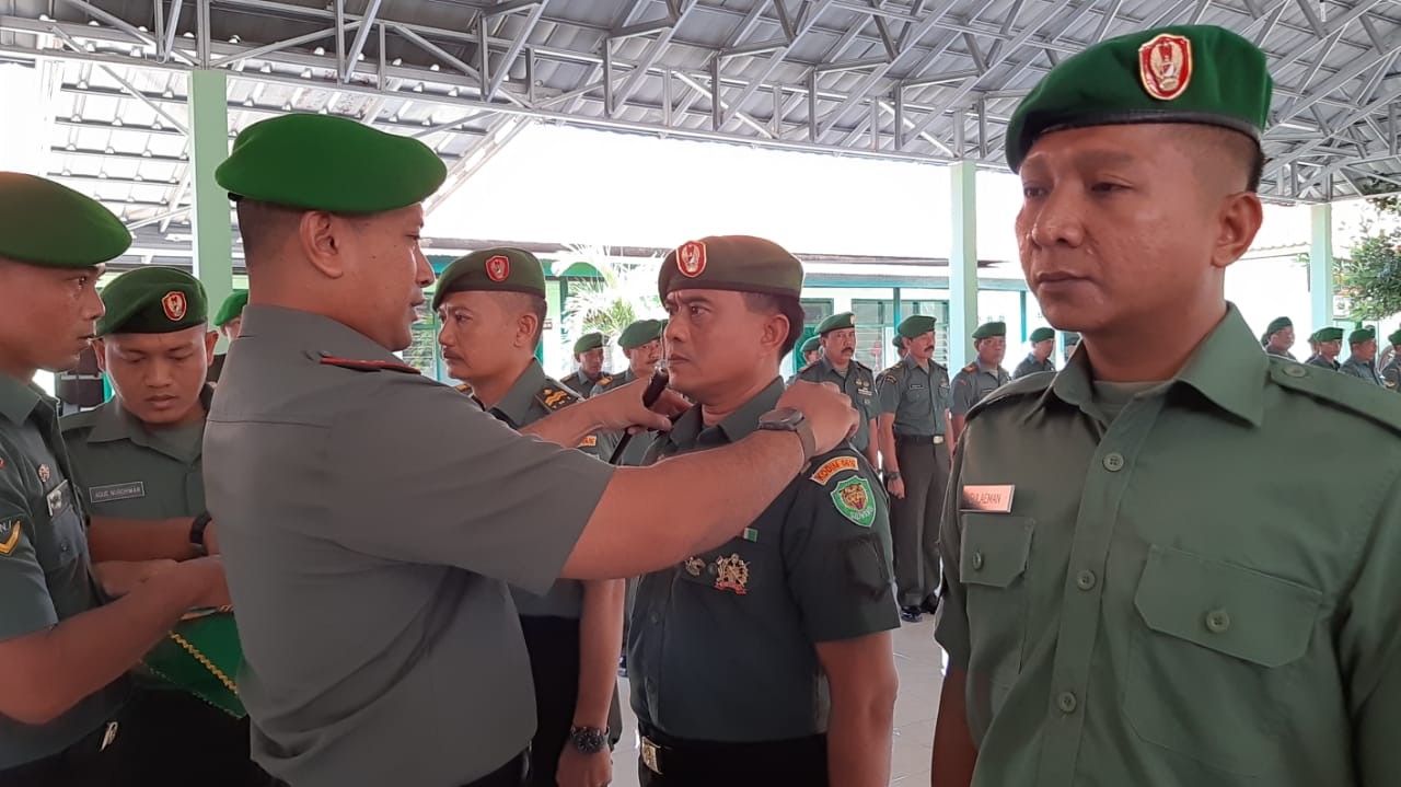 34 Anggota Kodim Naik Pangkat, Berkat Totalitas dan Loyalitas Prajurit pada Bangsa dan Negara