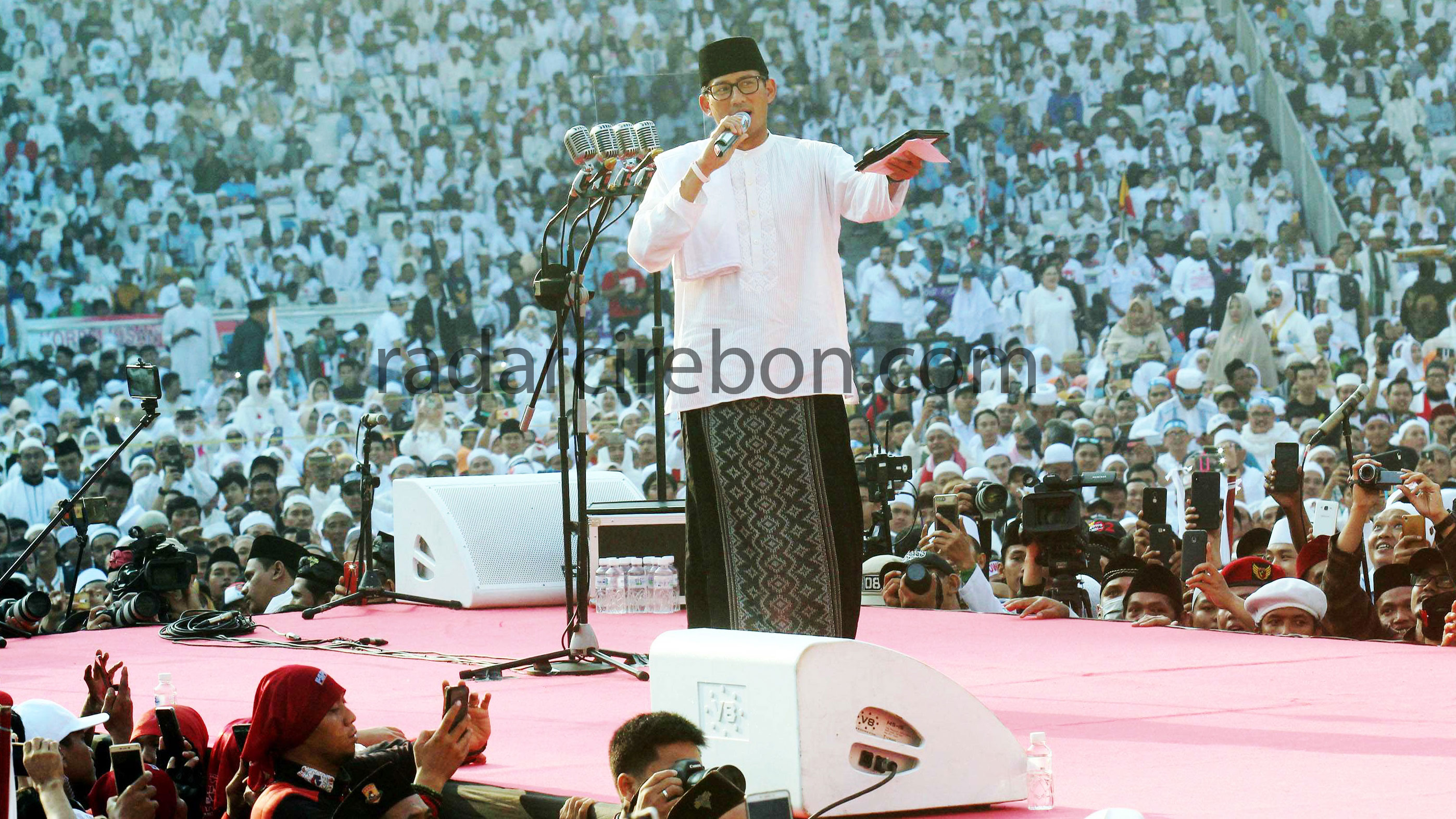 Sandi Bilang Alhamdulillah 1 Juta Orang Hadir di GBK