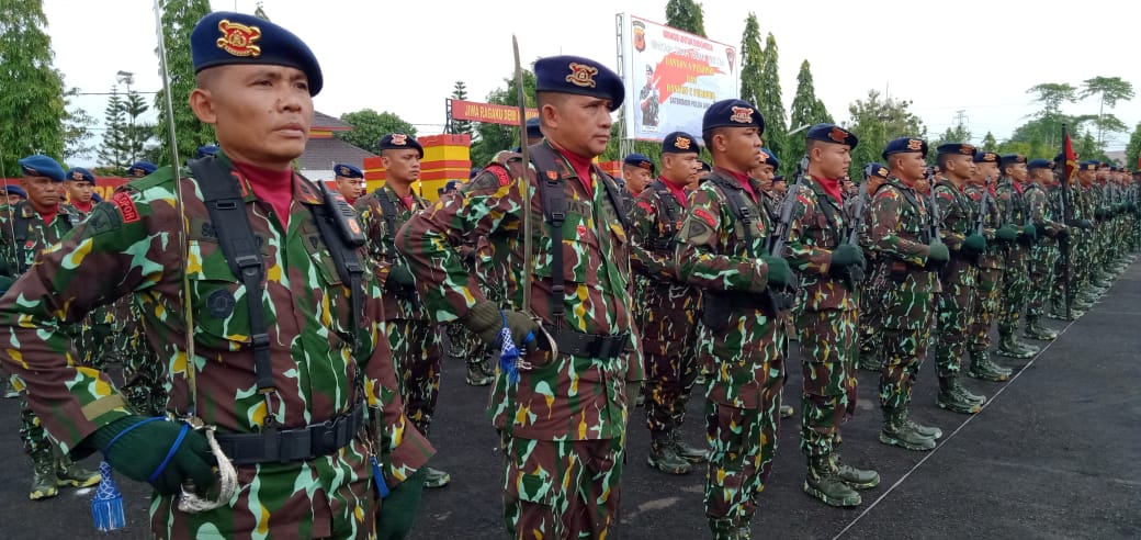 Brimob Yon C Siap Amankan Pilkada di Indramayu