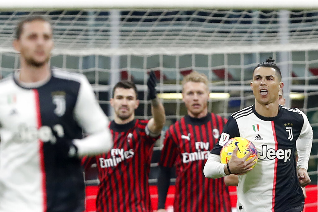 Hasil Coppa Italia: AC Milan vs Juventus 1-1