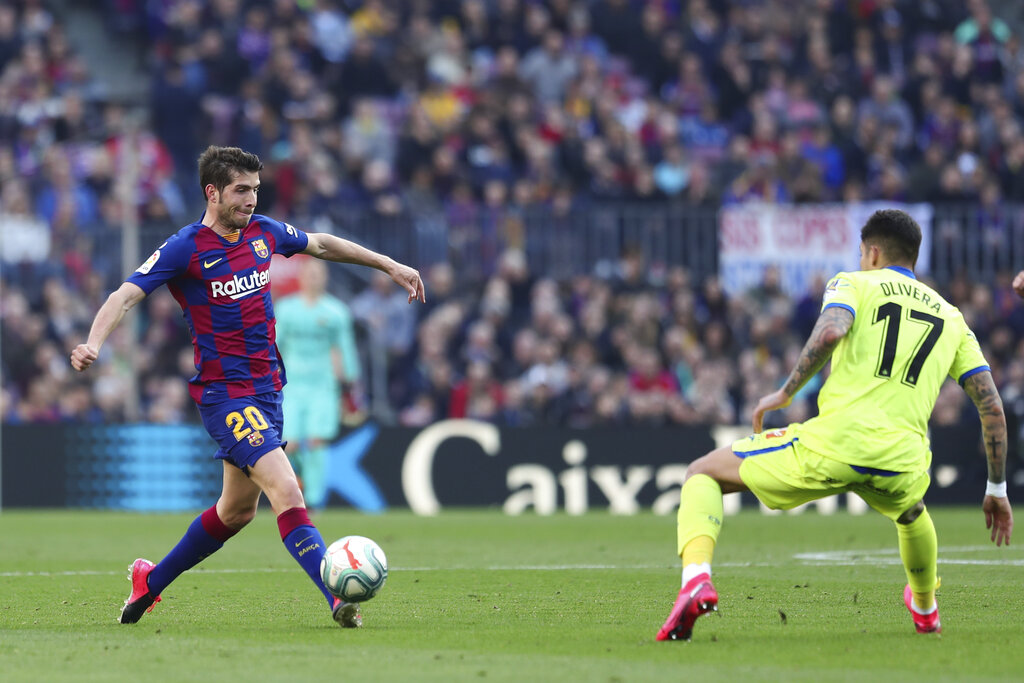 Hasil Barcelona vs Getafe: 2-1