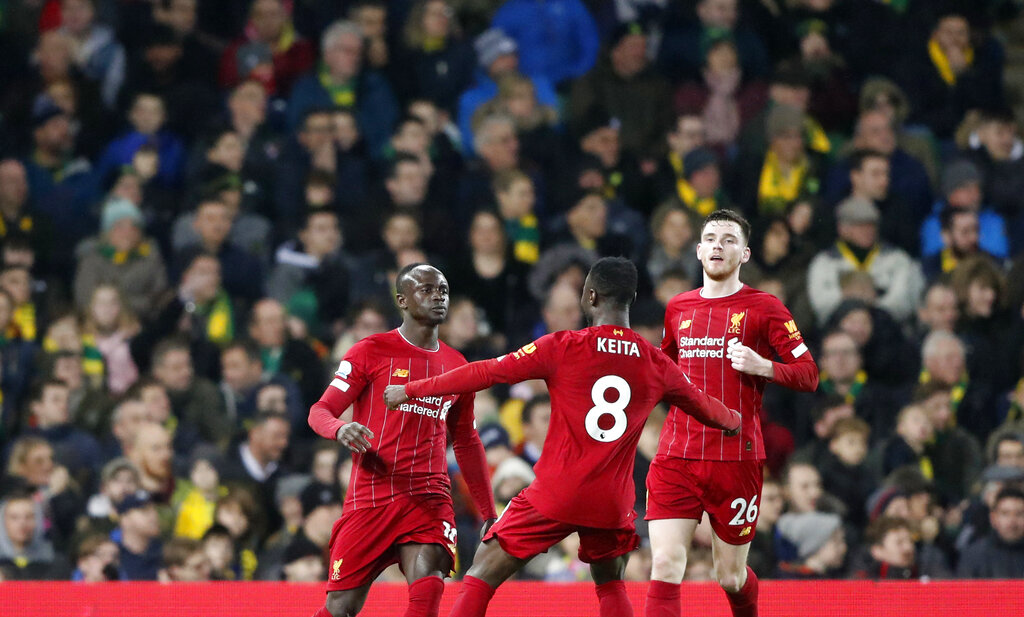 Hasil Liga Inggris: Norwich vs Liverpool Skor 0-1