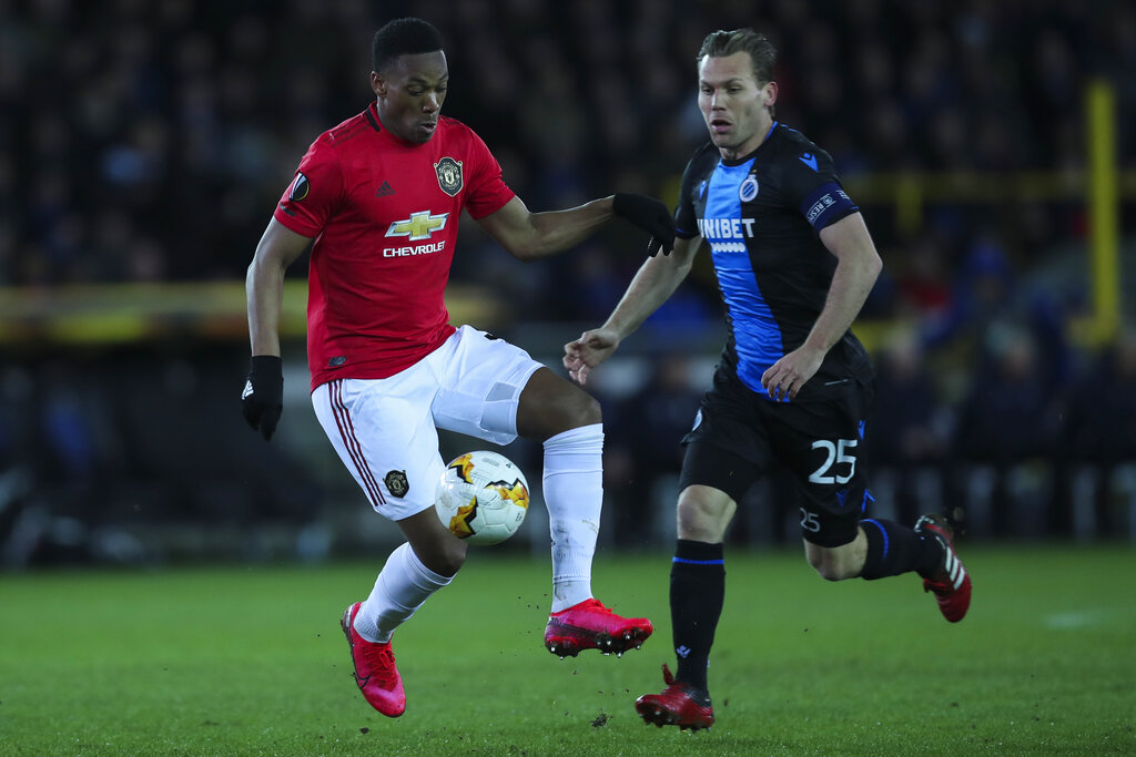 Hasil Liga Europa: Club Brugge vs Manchester United 1-1