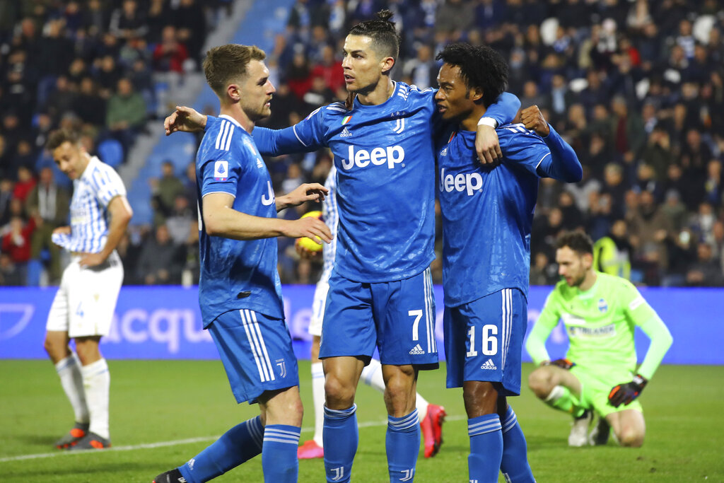 Hasil Serie A: Juventus Menang 2-1 atas SPAL, Ronaldo Cetak Penampilan ke-1.000
