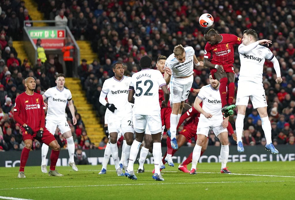 Hasil Liga Inggris: Liverpool Menang atas West Ham 3-2