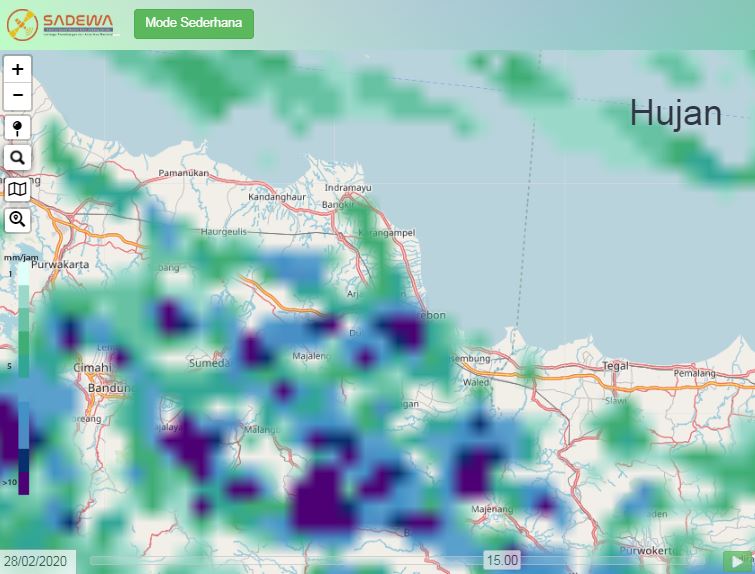 Prakiraan Cuaca Ciayumajakuning, Berpotensi Hujan Intensitas Sedang hingga Lebat