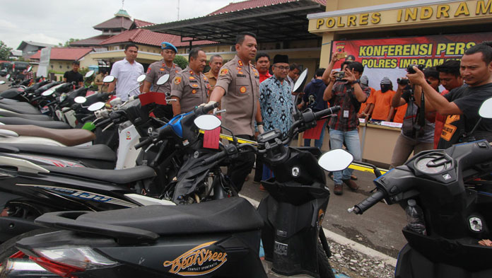 9 Pelaku Komplotan Curanmor, 19 Sepeda Motor