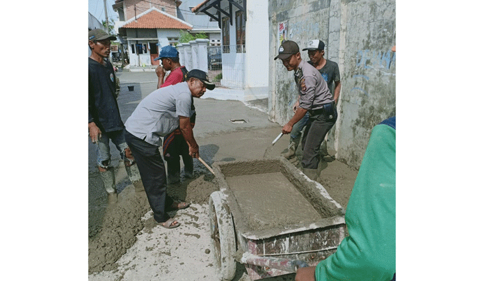 Majelis Bajem GKI Eretan Bangun Infrastruktur Jalan, Pelayanan Kesehatan Gratis dan Bazar