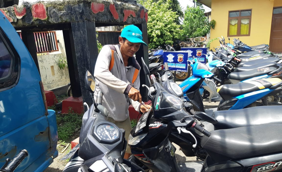 Razia Knalpot Bising Sasar Motor Pelajar