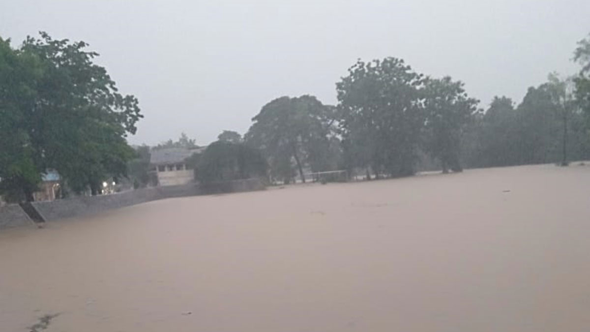 Sungai Cijangkelok Meluap, Tiga Desa di Kuningan Banjir