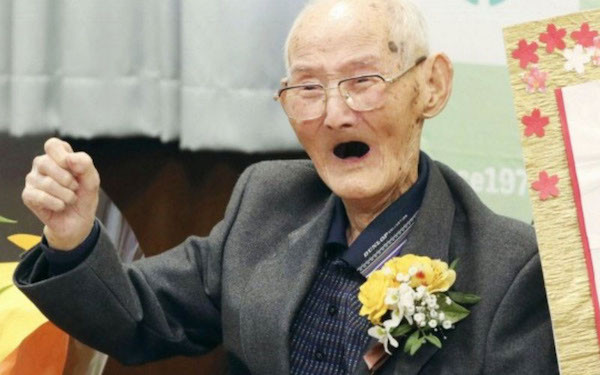 Manusia Tertua di Dunia Chitetsu Watanabe Meninggal