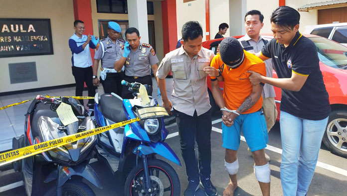 Polisi Tembak Dua Pelaku dari Sindikat Curanmor di Majalengka