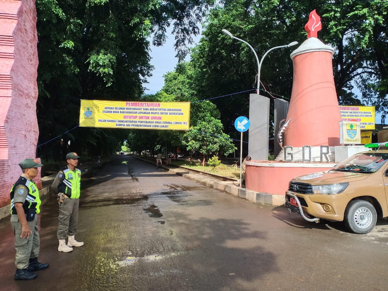 Pasar Dadakan Ditutup, Begini Suasana Stadion Bima