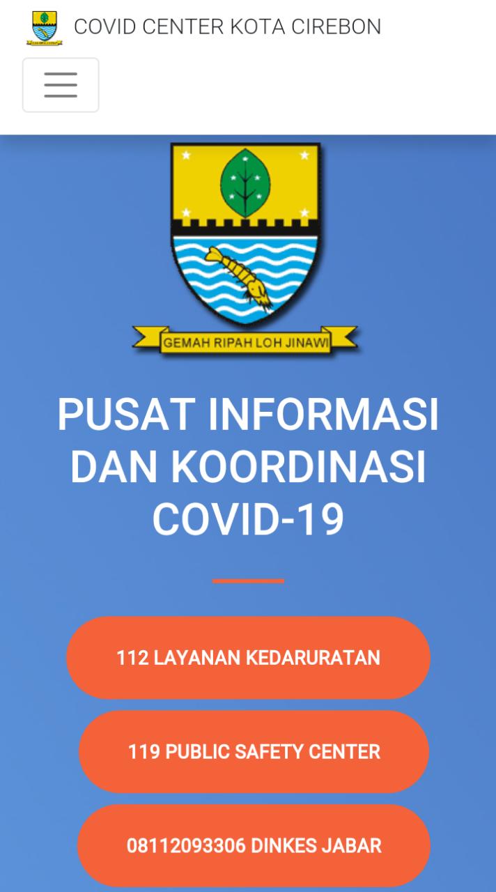 DKIS Kota Cirebon Luncurkan Website Covid-19