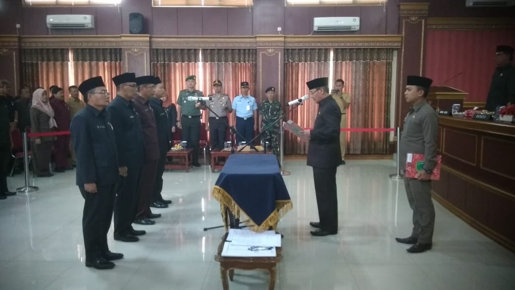 Bupati Karna Lantik Empat Kepala Dinas