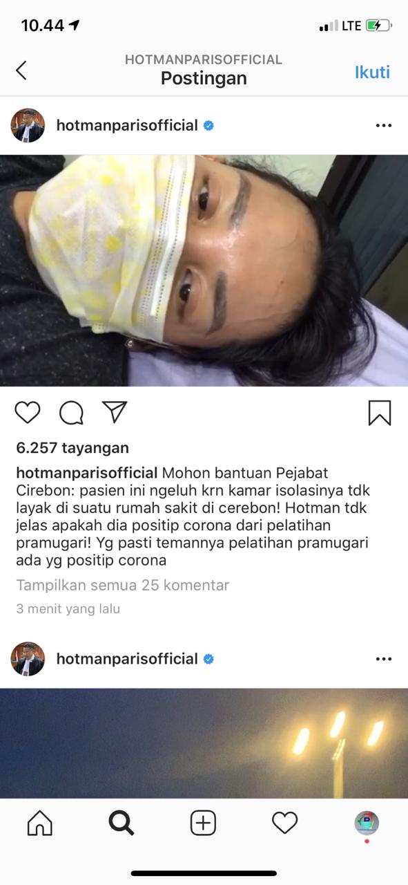Pasien Mengaku Diisolasi di Tempat Tidak Layak di Cirebon