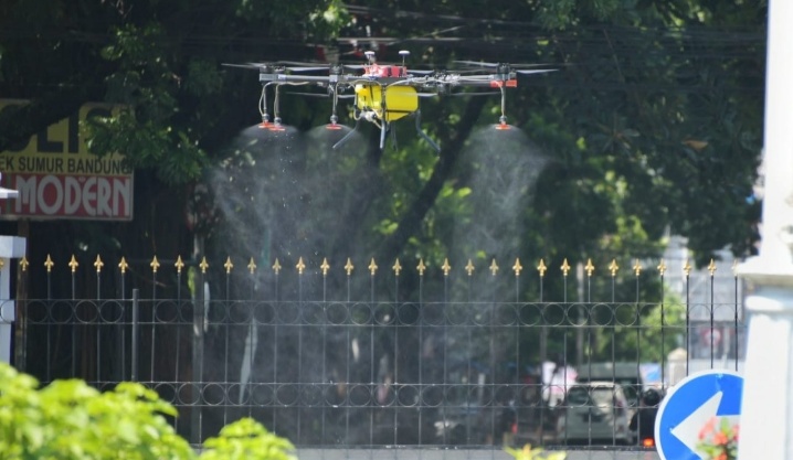 Jabar Manfaatkan Drone untuk Cegah Penyebaran Covid-19 di 27 Kabupaten/Kota