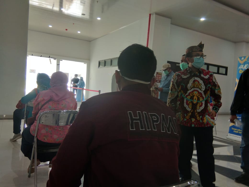 Bupati dan Rombongan Hipmi Negatif Corona