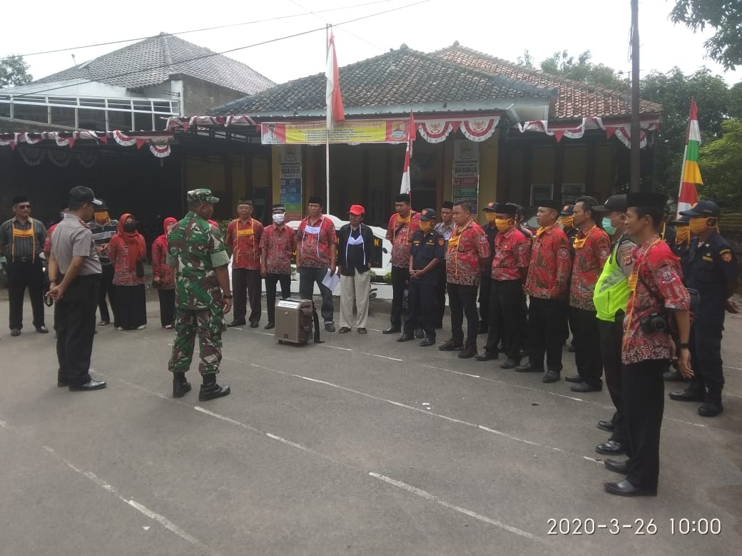 Pemdes Bojong Lor Sosialisasi Bahaya Covid-19