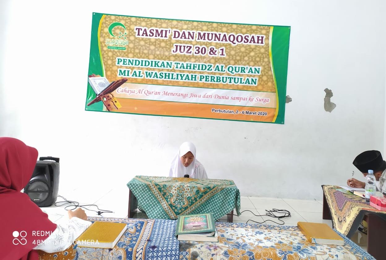 25 Siswa MI Al Washliyah Ikuti Ujian Tasmi Quran