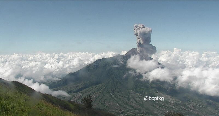 Gunung Merapi Kembali Erupsi, Jumat 10 April