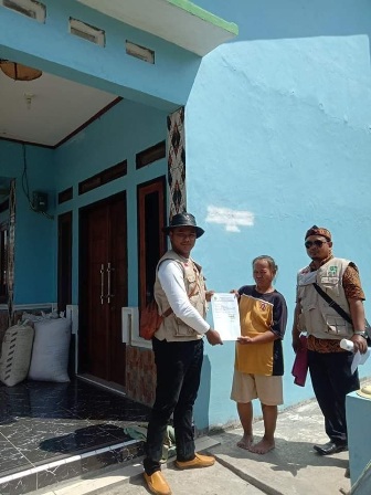 Rumah Penerima Dilabeli, Berharap BLT Dana Desa Tepat Sasaran
