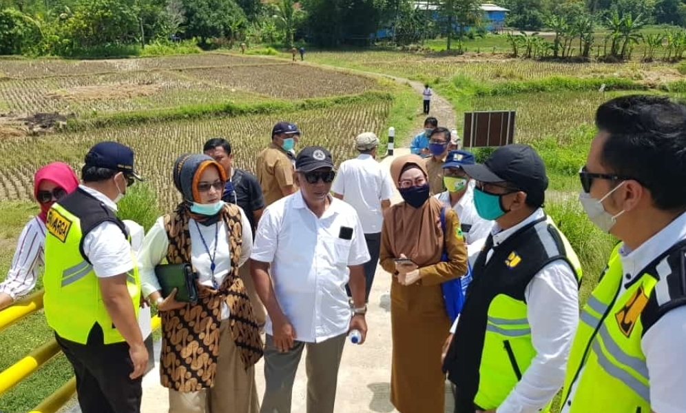 Jembatan Sukadana Dibangun Lagi, Pondasi Jembatan akan Dibuat Lebih Jauh dari Bibir Sungai