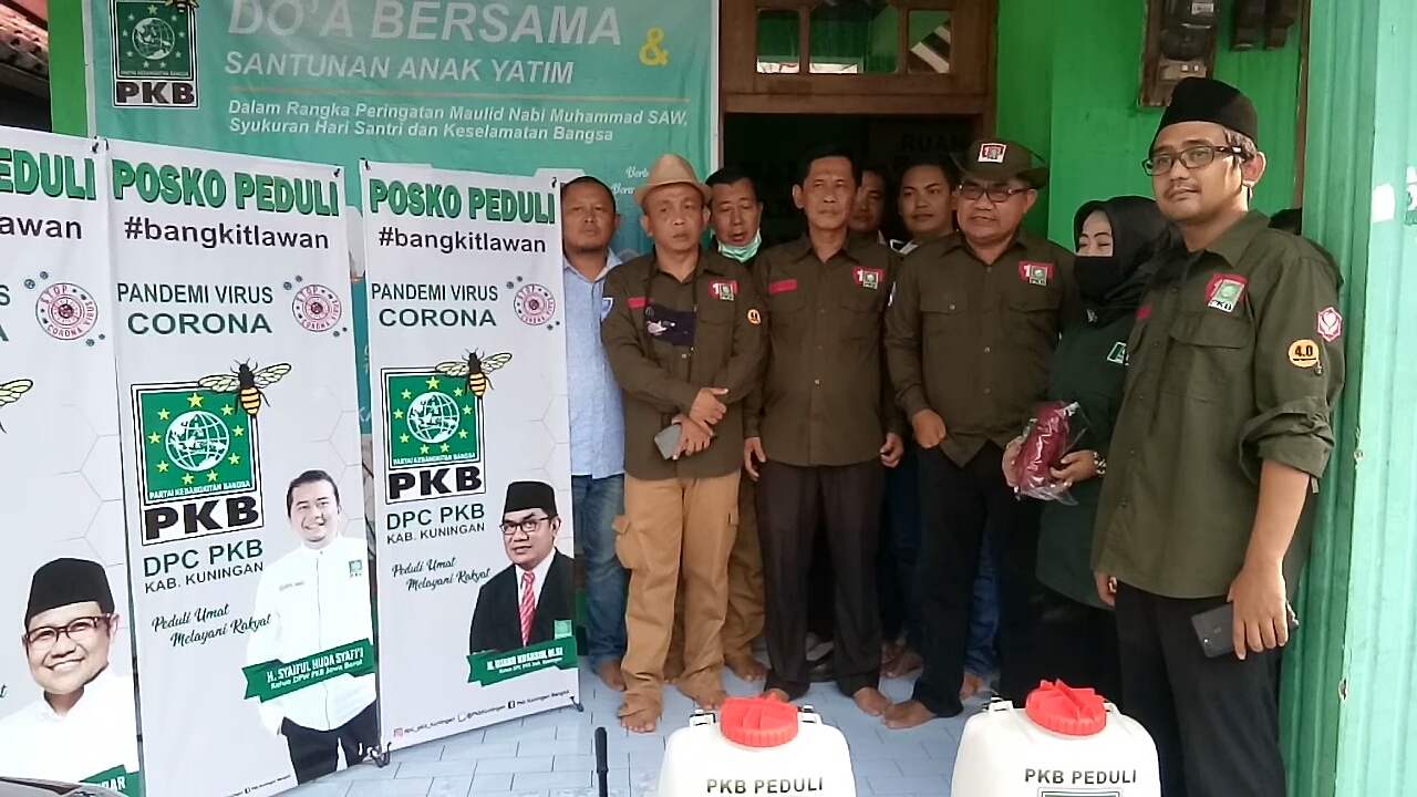 PKB Launching Posko Peduli Lawan Corona