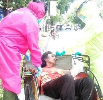 Terakhir Makan Kamis Malam, Tukang Becak Kejang-kejang karena Lapar di Jl Sudarsono