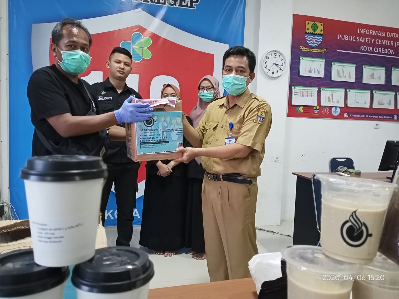 Suplai Kopi untuk Tenaga Medis