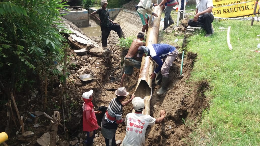 Saluran Induk Cijurai Longsor, Akses Jalan Terancam  Putus, Distribusi Air Pertanian Bisa Terhenti