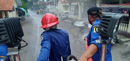 Pemudik Melonjak, Kaliwedi Semprot Massal