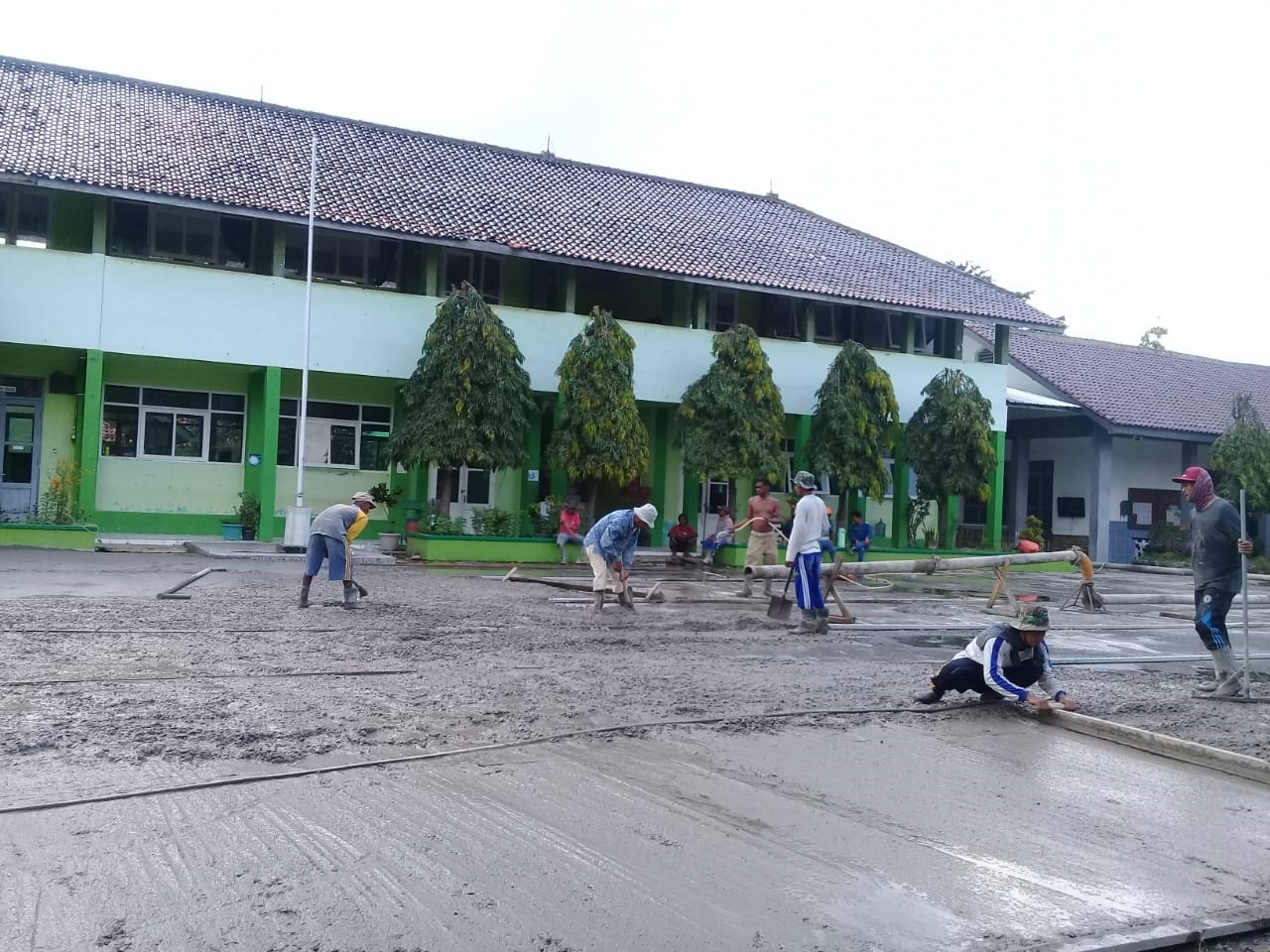 Dicor, Lapangan SMPN 3 Makin Representatif