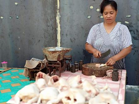 Harga Daging Ayam Anjlok, Akibat Minimnya Kiriman ke Kota Besar