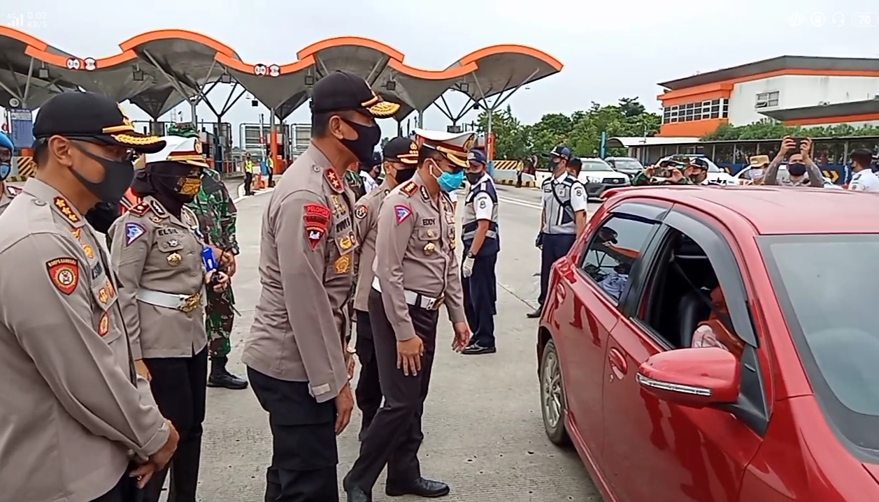 33 Ribu Kendaraan Mencoba Mudik,  Masuk Jawa Barat Diputar Balik