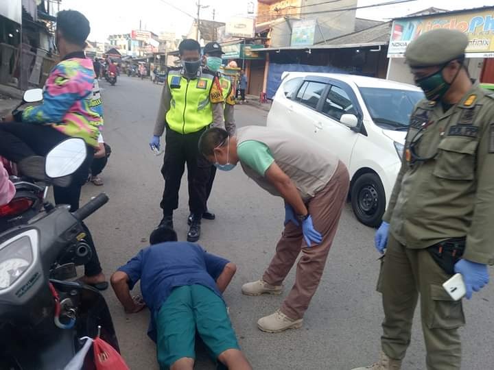 PSBB di Patrol, Beri Sanksi Ringan Pengendara tanpa Masker