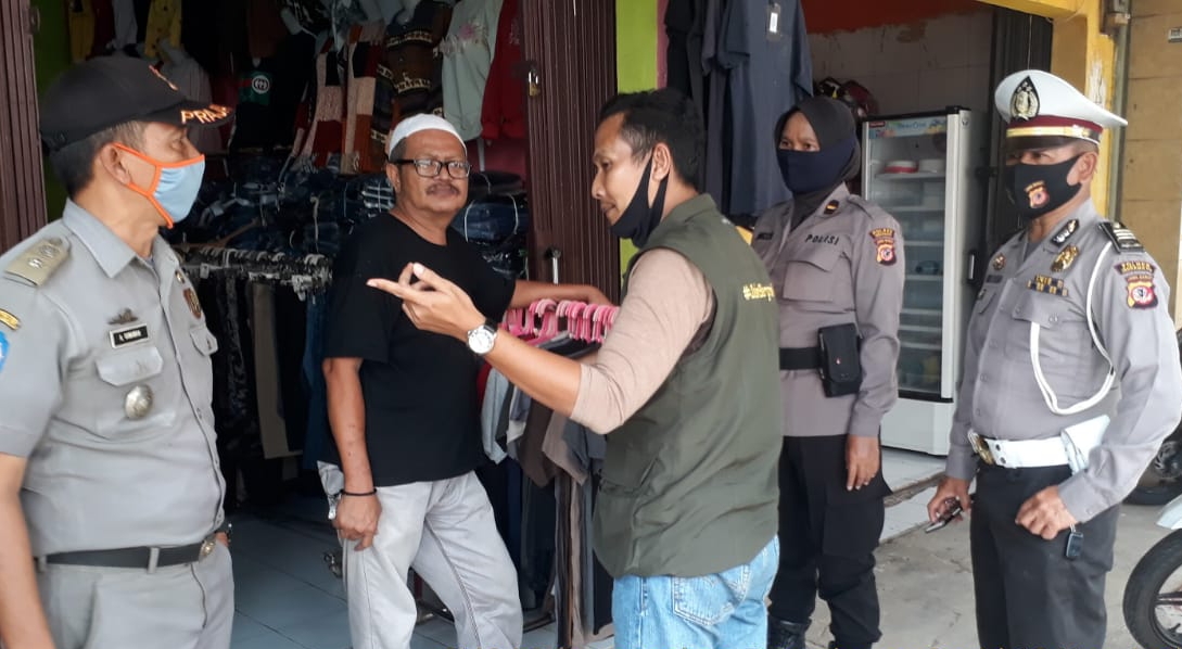 Perketat Penerapan PSBB, Camat  Jatibarang Ancam Cabut Izin Usaha