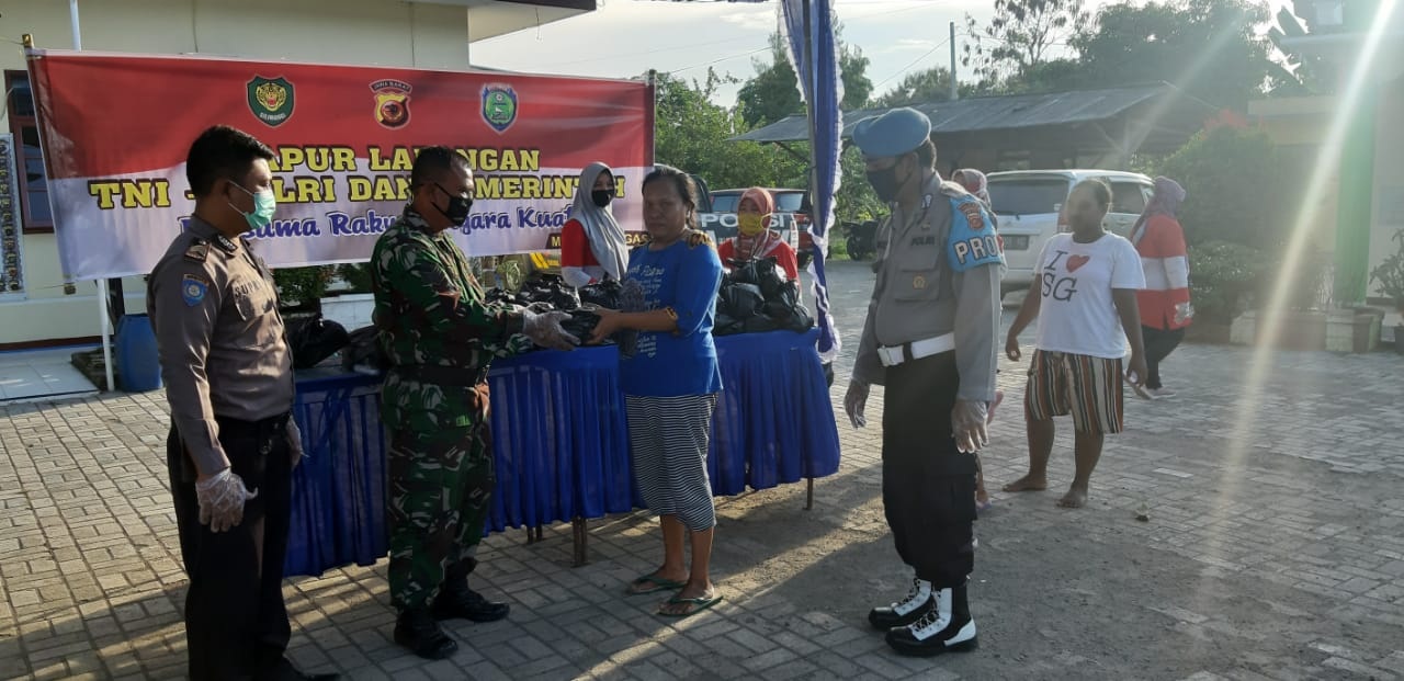 Tiga Pilar Bersatu Dirikan Dapur Umum