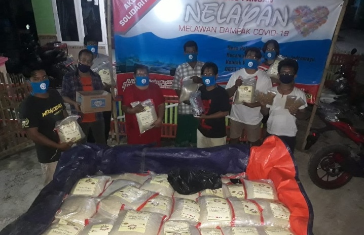 Lawan Pandemi Covid-19, Nelayan Indramayu dengan KPA Jakarta Barter Produk