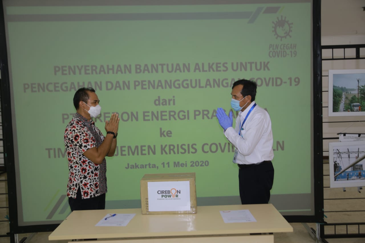 Cirebon Power Donasikan APD ke Wisma Atlet