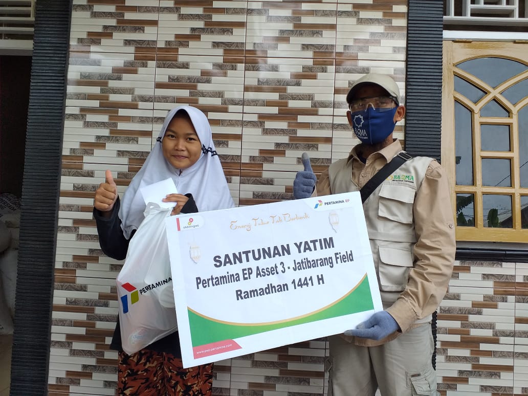 Pertamina EP Jatibarang Field Salurkan Bantuan ke Pondok Pesantren dan Anak Yatim